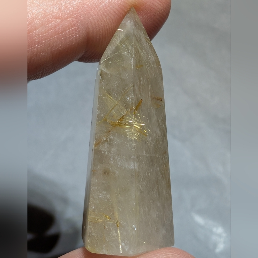 Golden Rutilated Quartz Mini Tower